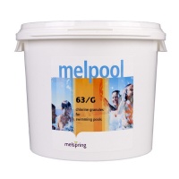 Melpool AQ25043 63/G, 5кг ведро, быстрорастворимый хлор в гранулах для дезинфекции воды