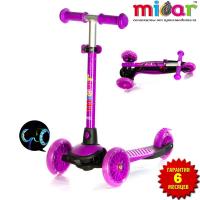 Трёхколёсный самокат Mini MICAR JET Фиолетовый