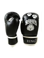 Перчатки боксерские VagroSport RING RS508, 8 унций, черный